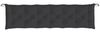 vidaXL Gartenbank-Auflagen 2 Stk. Schwarz 200x50x7 cm Oxford-Gewebe 361742 Bild 5
