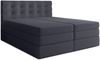 AX LIVING Finike Kontinentalbett 160x200 cm, 2 Matratzen, Grau Bild 5