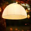 LED Solar Hängelampe, Leinen weiß, 30 cm Bild 4