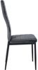 4er Set Esszimmerstühle Mayfair Samt grau Bild 4