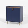 HOLTICO Weinschrank Multifunktionaler Bar-Schrank, moderner Kaffeetresen-Schrank (1-St) mit 9 Flaschenregalen, 6 Glas-Halterungen, Schublade & Regalen Bild 3