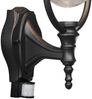 KONSTSMIDE No. 7235-750 Aussenwandleuchte Parma mit Sensor E27 Alu Schwarz Matt Bild 3