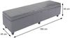Aufbewahrungs-Truhe Kriens XXL, Leder + Kunstleder, 180x45x45cm ~ weiß Bild 3