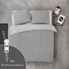 Bettwäsche-Set (155x220cm) - Byrklund Side Way Grey/White Bild 3