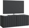 vidaXL Wandmontierter TV-Schrank Schwarz 78,5 x 31 x 30 cm 898376 Bild 2