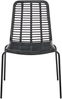 Esszimmerstuhl 2er Set TAOS Rattan Schwarz Bild 5