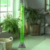 LED Wassersäule, Kunststoff klar, 5x Deko-Fische, H 120 cm Bild 4