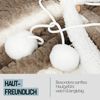Bestlivings Kuscheldecke mit Kapuze 130 x 180 cm in Braun für Kinder und Erwachsene, TV-Decke, Sherpa Decke in Felloptik Bild 4