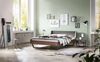 Hasena Lounge Montieri 180x200 Nussbaum, geölt - Fusshöhe 25 cm Massivholzbett Bild 2