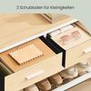 VASAGLE Garderobe mit Schuhbank, Schuhaufbewahrung, 2 Schubladen, 30 x 80,4 x 181,6 cm, goldeichenfarben-weiß Bild 4