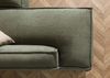 Ecksofa inkl. Hocker 285x220x79 Polyester grün RAVENNA Bild 4
