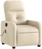 vidaXL Massagesessel Elektrisch Creme Stoff 3206794 Bild 3