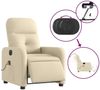 vidaXL Massagesessel Elektrisch Creme Stoff 3206794 Bild 5