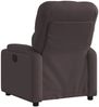 vidaXL Relaxsessel Elektrisch Dunkelbraun Stoff 3204691 Bild 5
