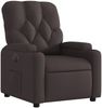 vidaXL Relaxsessel Elektrisch Dunkelbraun Stoff 3204691 Bild 4