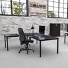 hjh OFFICE Profi Bürostuhl ZENIT PRO Stoff, Verstellbare Sitzhöhe, Mit Armlehne, Schwarz Bild 3