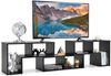 Fernsehschrank Holz 3-Teilig Frei Kombinierbar Fernsehtisch für TVs bis zu 65" Bild 2