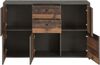 Kommode BEST CHEST K233 5-trg. 2 Schubladen Optik: Old Wood Vintage Bild 4