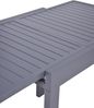 Gartentisch CELIA - Aluminium, Anthrazit, 65x65x75cm | Ausziehtisch Esstisch Wetterfest Outdoor Tisch Bild 3