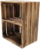 Obstkisten 4er Set 50 x 40 x 30cm Ablage Kurz Geflammt Bild 2