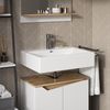 Waschbeckenunterschrank Marelle Weiß/Artisan 60 x 57.5 cm mit 2 Türen Vicco Bild 5