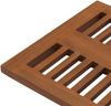 Teak-Badematte HWC-M86, Duschmatte Badvorleger, hochwertiges B-Grade-Teak (Kernholz, 20-30 Jahre), 3x40x100cm Bild 5