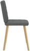 vidaXL Esszimmerstühle 6 Stk. Dunkelgrau Stoff 3315439 Bild 5