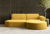 Kaiser Möbel Ecksofa Designer MODENA STUDIO L stoff Poso, Neve, Quelle Bild 5