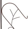 Rankhilfe Rankgitter Kletterhilfe mit Haken Pflanzengitter 27x144cm Rost Spalier Bild 5