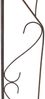 Rankhilfe Rankgitter Kletterhilfe mit Haken Pflanzengitter 27x144cm Rost Spalier Bild 4