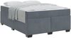 vidaXL Bettrahmen mit Matratze Dunkelgrau 160 x 200 cm Stoff 3399297 Bild 3