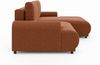 Ecksofa Lounge Schlaffunktion Bettkasten moderne L-Couch Ecke Rechts Terracotta Bild 4
