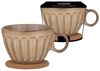 ladelle ELAN Becher- und Untersetzerset sand Bild 2