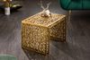 Design Couchtisch 2er Set RIAS Aluminium ca. 50cm gold Bild 3