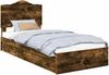 vidaXL Aufbewahrungsbett Geräucherte Eiche 100 x 200 cm Holzwerkstoff 3413538 Bild 2