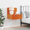 vidaXL Nachttisch Wachsbraun 44 x 32,5 x 40 cm Massivholz Kiefer 873491 Bild 4