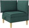 vidaXL Modular Sofa Set mit Stauraum 6 pcs Dunkelgrün Stoff 3413702 Bild 4