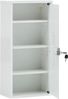 Schildmeyer Medizinschrank 149916, abschließbar, Holzwerkstoff, weiß Glanz, 71,5 x 34,3 x 19,6 cm Bild 2