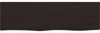vidaXL Waschtischplatte Dunkelbraun 100x30x(2-4)cm Massivholz 3156222 Bild 2