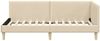 vidaXL Eckbettgestell Creme 100 cm x 200 cm Stoff und Sperrholz 42016203 Bild 5