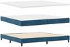 vidaXL Boxspringbett mit Kopfteil Dunkelblau 200 x 200 cm Samt 3339264 Bild 5