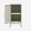 Bisley Fern Mini Ablageschrank, linksseitig öffnend, mit einem festen Fachboden, aus hochwertigem, nachhaltigem Stahl hergestellt, 16 mm große Design Lüftungslöcher auf allen Türen, moderner und industrieller Flair, mit integrierten Füßen, H 725 x B 38... Bild 2