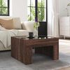 Couchtisch, Sofatisch mit Infinity-LED Braun Eichen-Optik 50x50x30 cm Bild 4