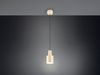 Kleine Pendelleuchte AGUDO mit Metall Lampenschirm Beige, Ø 12cm Bild 3