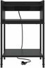 vidaXL Nachttisch Schwarz Eichen-Optik 40 x 40 x 61 cm Holzwerkstoff 859470 Bild 5