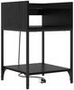 vidaXL Nachttisch Schwarz Eichen-Optik 40 x 40 x 61 cm Holzwerkstoff 859470 Bild 2