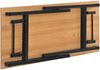 neu.haus Schreibtisch 'Alta' 120x60 cm klappbar Buche/Schwarz Bild 4
