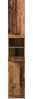 vidaXL Badschrank Altholz-Optik 32x34x188,5 cm Holzwerkstoff 856943 Bild 4