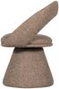 Esszimmerstuhl Winter aus Melange-Stoff, modern und drehbar, Natur, gepolsterte Beine Bild 4