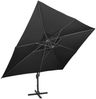 vidaXL Ampelschirm mit Doppeldach Schwarz 400 x 300 cm 312377 Bild 2